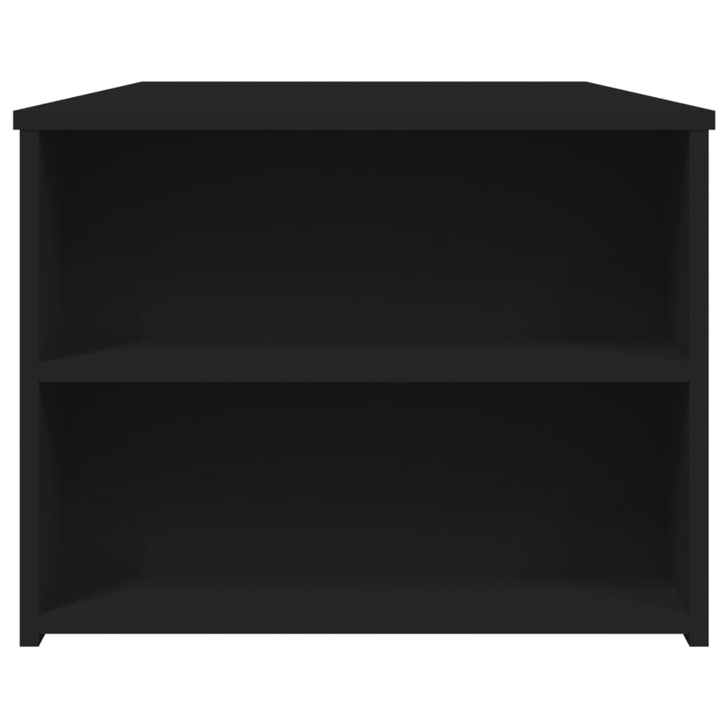 Couchtisch 102x50x45 cm verarbeitetes Holz schwarz
