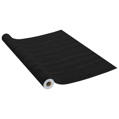 Meubelfolie zelfklevend 500x90 cm PVC donkerhoutkleurig