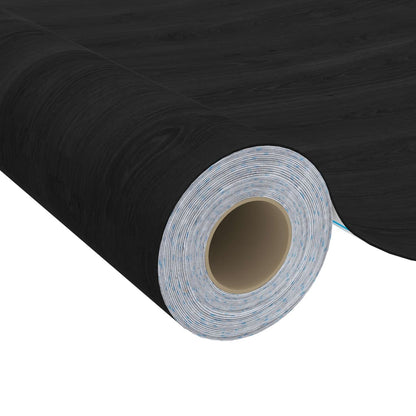 Meubelfolie zelfklevend 500x90 cm PVC donkerhoutkleurig
