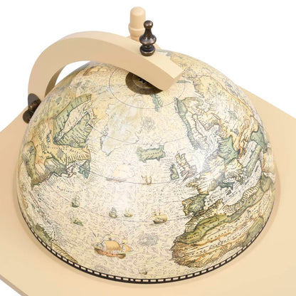 Globebar freistehend Eukalyptusholz grün