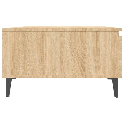 Couchtisch 90x60x35 cm verarbeitetes Holz Sonoma Eiche Farbe
