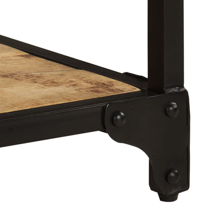 Couchtisch 90x45x35 cm massives raues Mangoholz