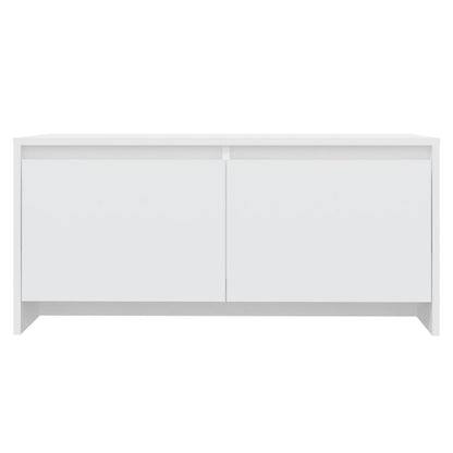 Couchtisch 90x50x41,5 cm verarbeitetes Holz weiß
