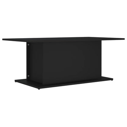 Couchtisch 102x55,5x40 cm verarbeitetes Holz schwarz