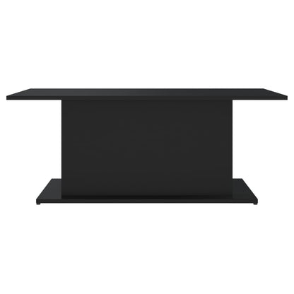 Couchtisch 102x55,5x40 cm verarbeitetes Holz schwarz