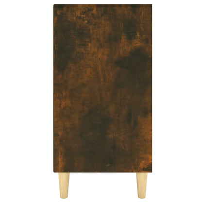 Sideboard 103,5x35x70 cm verarbeitetes Holz in geräucherter Eichenfarbe
