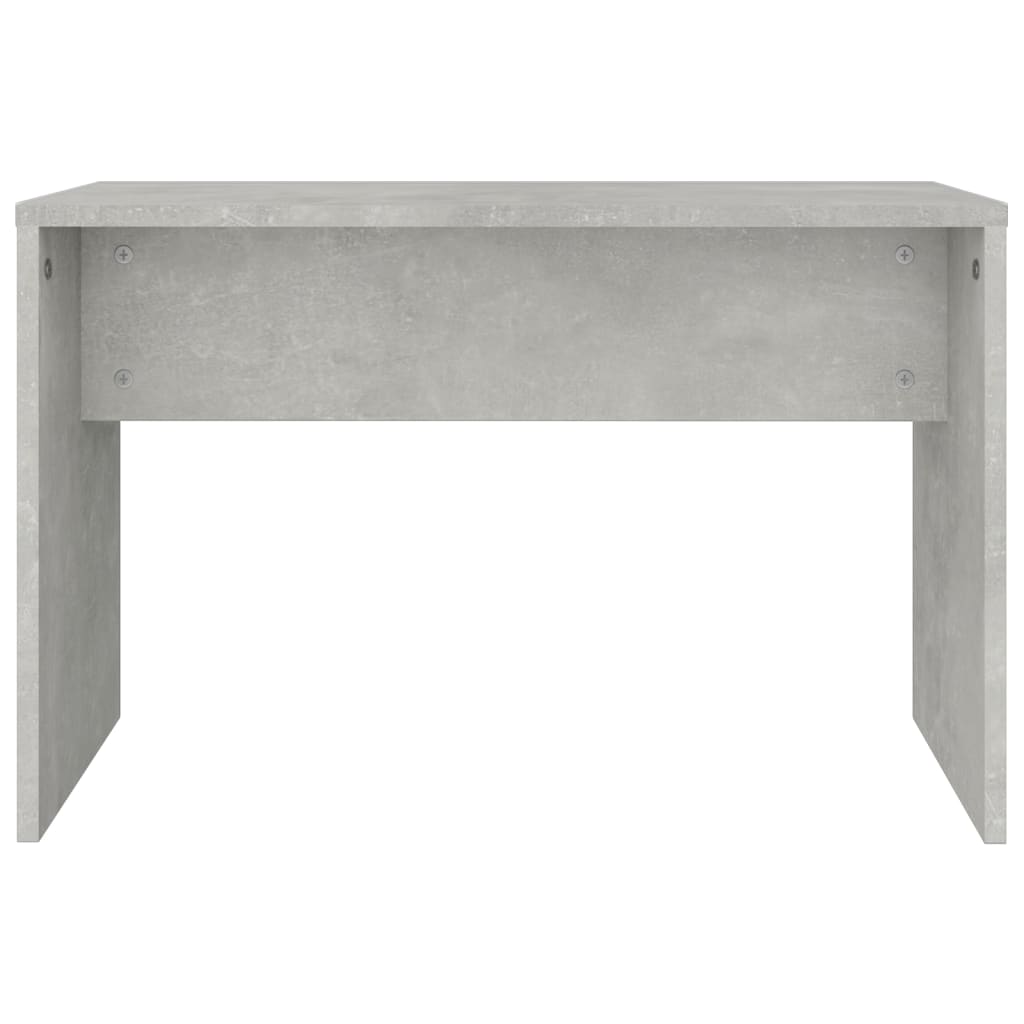 Schminktisch-Set 86,5x35x136 cm Betongrau
