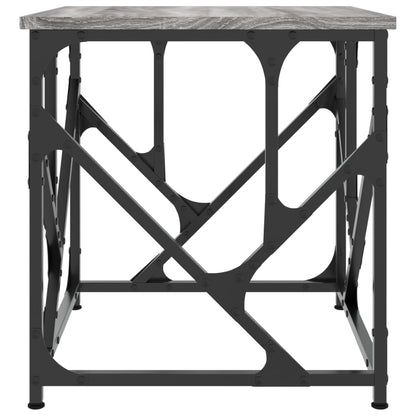 Salontafel 45x45x47,5 cm bewerkt hout grijs sonoma