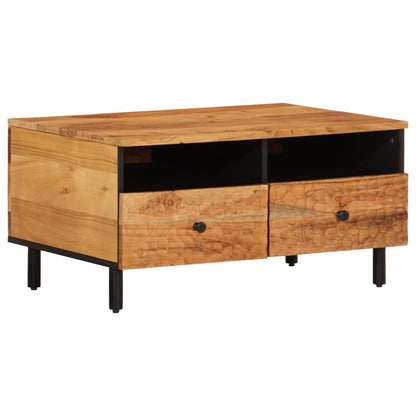 Couchtisch 80x54x40 cm massives Akazienholz