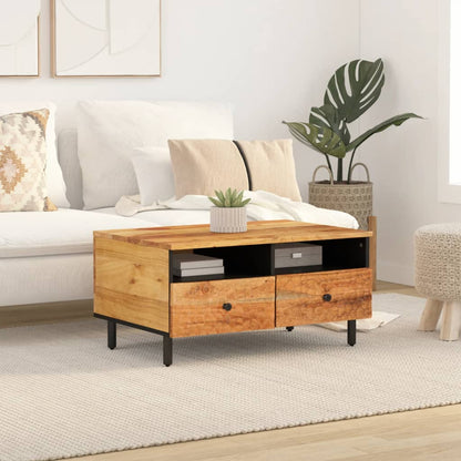 Couchtisch 80x54x40 cm massives Akazienholz