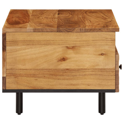 Couchtisch 80x54x40 cm massives Akazienholz