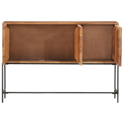 Sideboard 110x28x76 cm massives Akazienholz