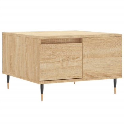 Couchtisch 55x55x36,5 cm verarbeitetes Holz Sonoma Eiche Farbe