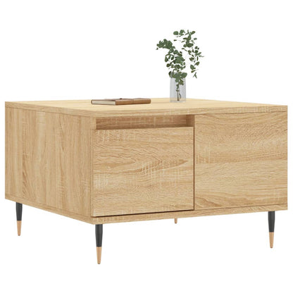 Couchtisch 55x55x36,5 cm verarbeitetes Holz Sonoma Eiche Farbe