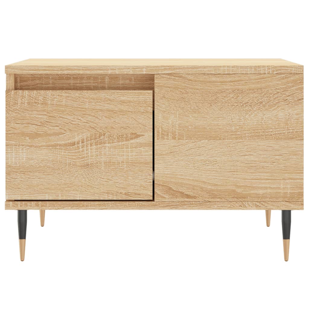 Couchtisch 55x55x36,5 cm verarbeitetes Holz Sonoma Eiche Farbe