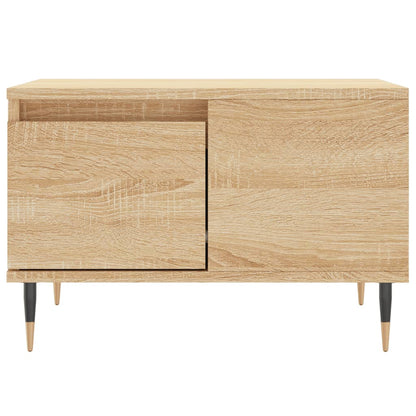 Couchtisch 55x55x36,5 cm verarbeitetes Holz Sonoma Eiche Farbe