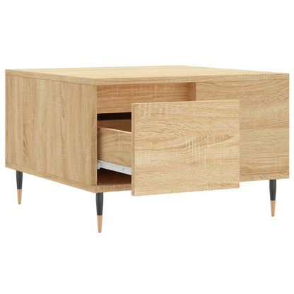 Couchtisch 55x55x36,5 cm verarbeitetes Holz Sonoma Eiche Farbe