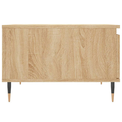 Couchtisch 55x55x36,5 cm verarbeitetes Holz Sonoma Eiche Farbe