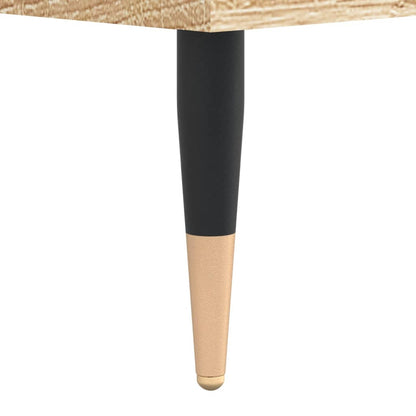 Couchtisch 55x55x36,5 cm verarbeitetes Holz Sonoma Eiche Farbe