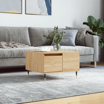 Couchtisch 55x55x36,5 cm verarbeitetes Holz Sonoma Eiche Farbe