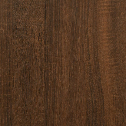 Couchtisch 80x80x36,5 cm verarbeitetes Holz braune Eichenfarbe