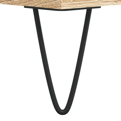Couchtisch 90x50x36,5 cm verarbeitetes Holz Sonoma Eiche Farbe