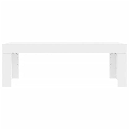 Couchtisch 102x50x36 cm verarbeitetes Holz weiß