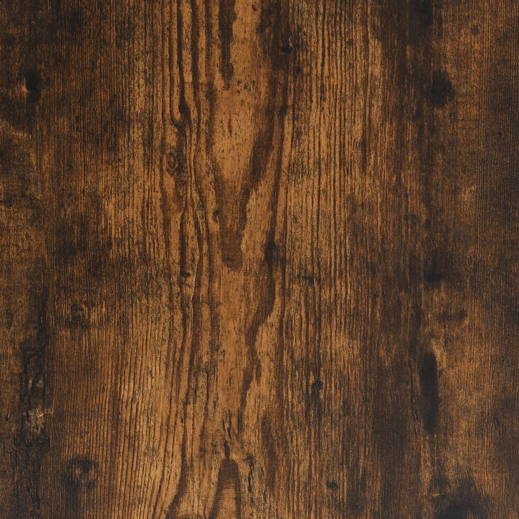 Couchtisch 80x80x40 cm verarbeitetes Holz geräucherte Eichenfarbe