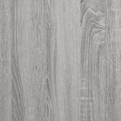 Wandtisch 200x30x75 cm verarbeitetes Holz und eisengraue Sonoma-Eiche
