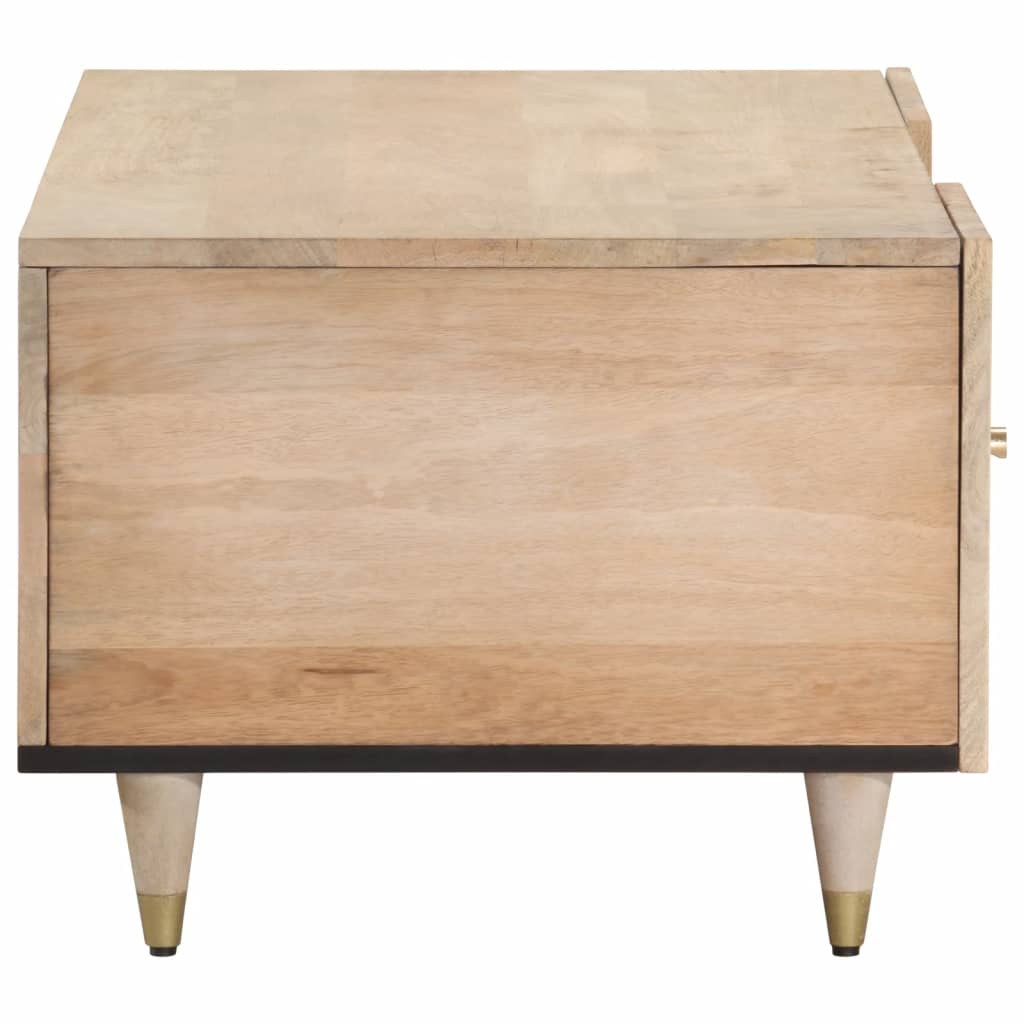 Couchtisch 100x54x40 cm massives Mangoholz
