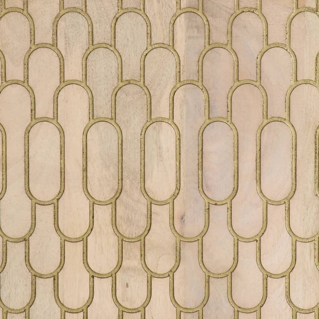 Couchtisch 100x54x40 cm massives Mangoholz