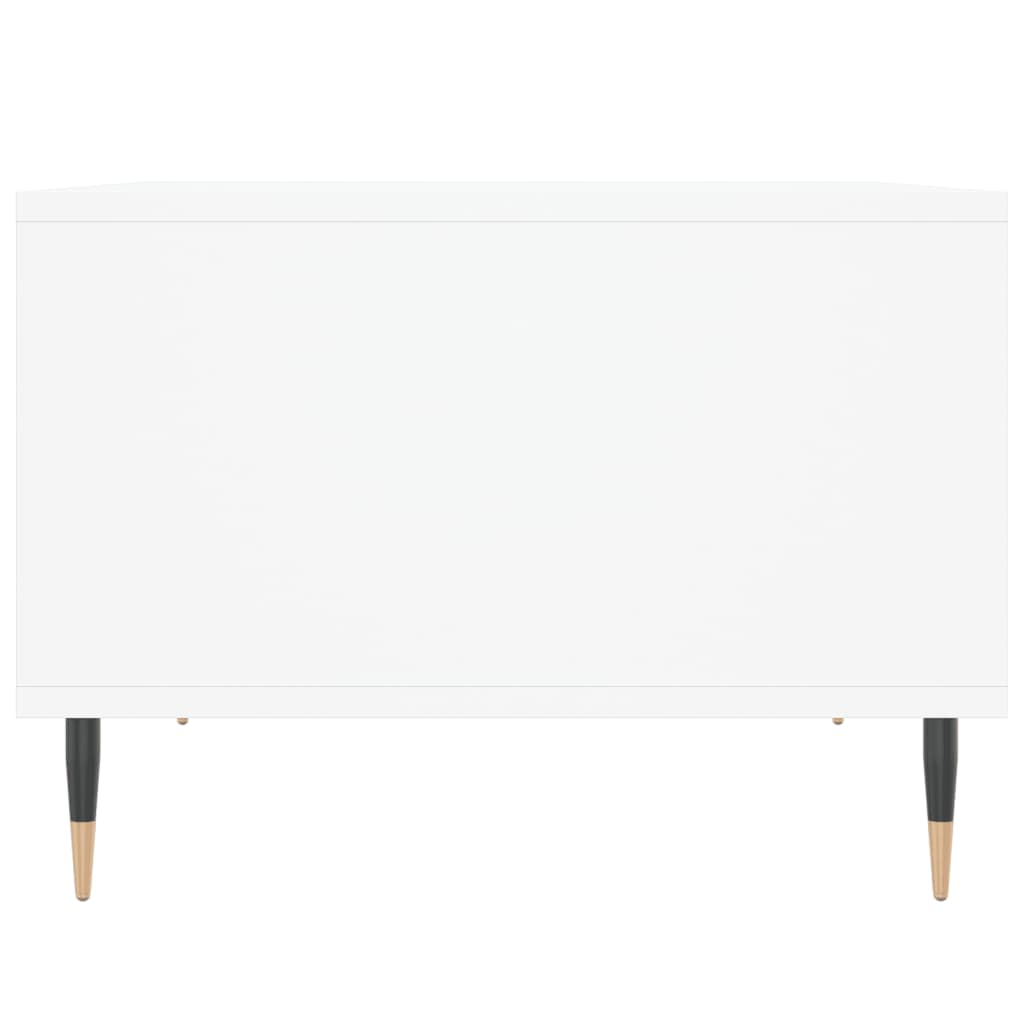 Couchtisch 60x50x36,5 cm verarbeitetes Holz weiß