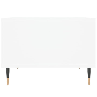 Couchtisch 60x50x36,5 cm verarbeitetes Holz weiß