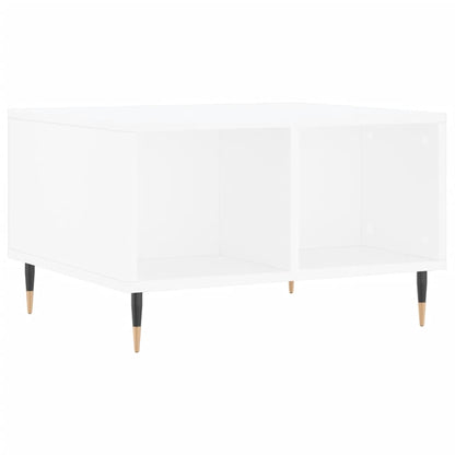 Couchtisch 60x50x36,5 cm verarbeitetes Holz weiß