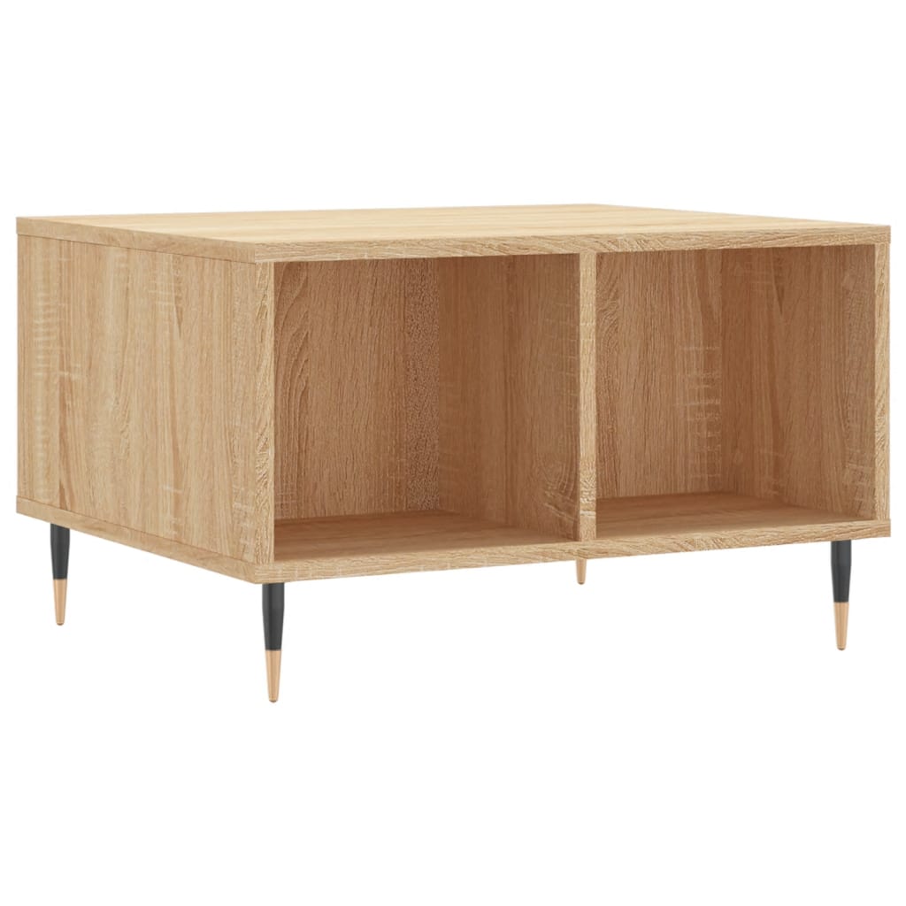 Couchtisch 60x50x36,5 cm verarbeitetes Holz Sonoma Eiche Farbe