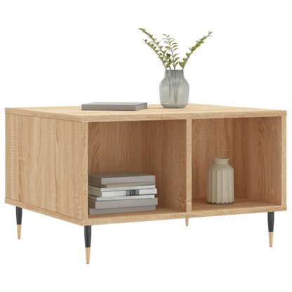 Couchtisch 60x50x36,5 cm verarbeitetes Holz Sonoma Eiche Farbe