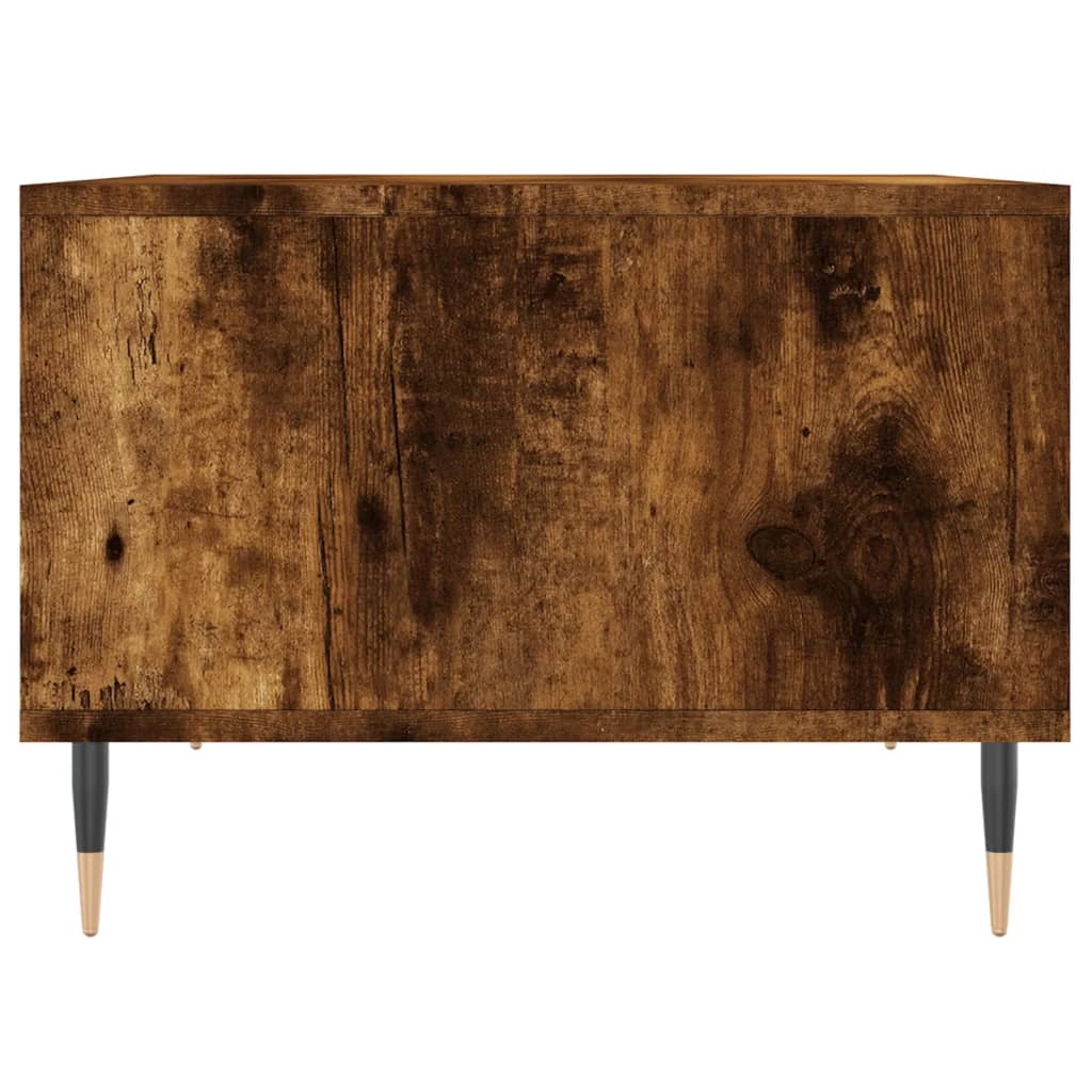 Couchtisch 60x50x36,5 cm verarbeitetes Holz in geräucherter Eichenfarbe