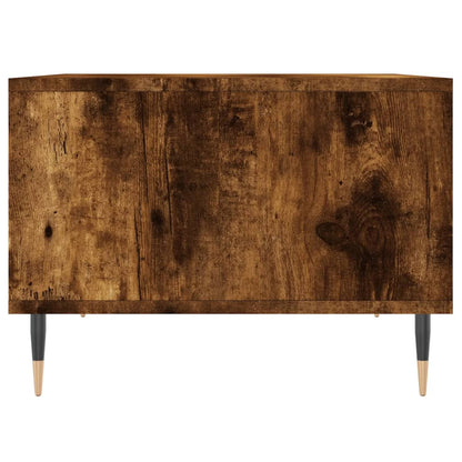 Couchtisch 60x50x36,5 cm verarbeitetes Holz in geräucherter Eichenfarbe
