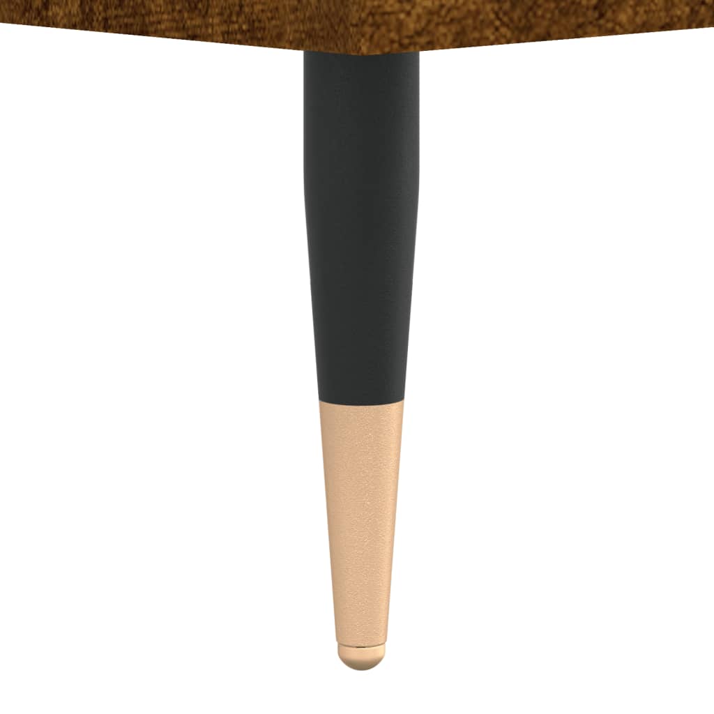 Couchtisch 60x50x36,5 cm verarbeitetes Holz in geräucherter Eichenfarbe