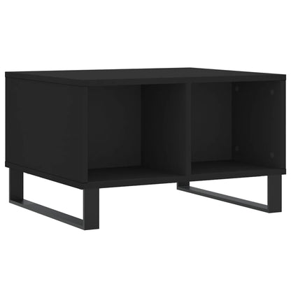 Couchtisch 60x50x36,5 cm verarbeitetes Holz schwarz
