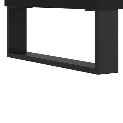 Couchtisch 60x50x36,5 cm verarbeitetes Holz schwarz