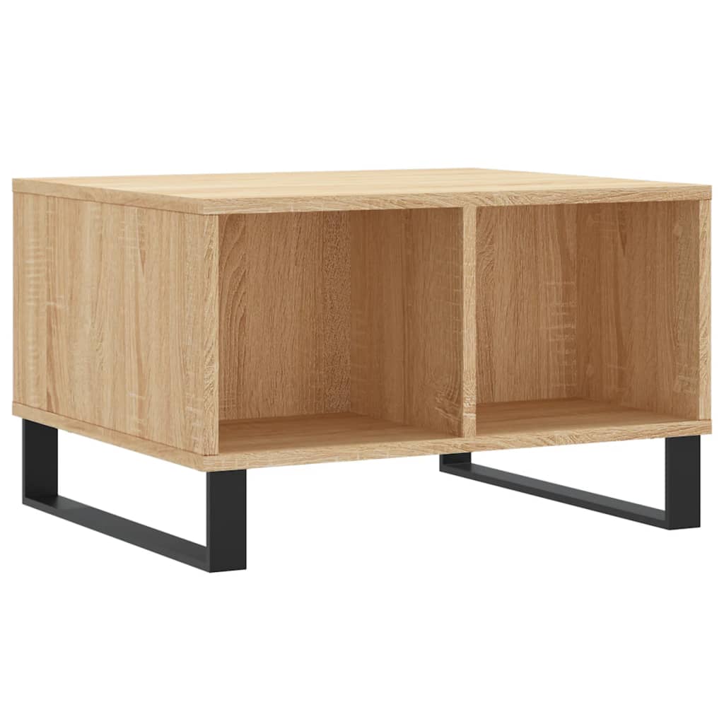 Couchtisch 60x50x36,5 cm verarbeitetes Holz Sonoma Eiche Farbe