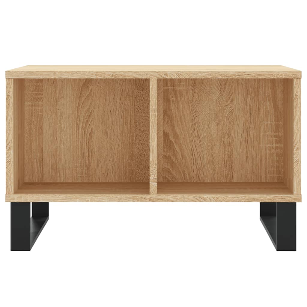 Couchtisch 60x50x36,5 cm verarbeitetes Holz Sonoma Eiche Farbe