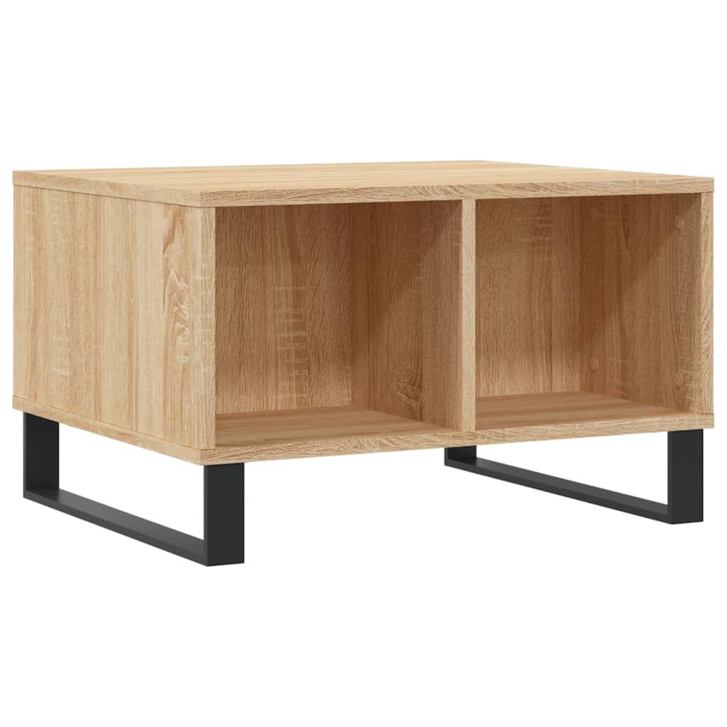 Couchtisch 60x50x36,5 cm verarbeitetes Holz Sonoma Eiche Farbe