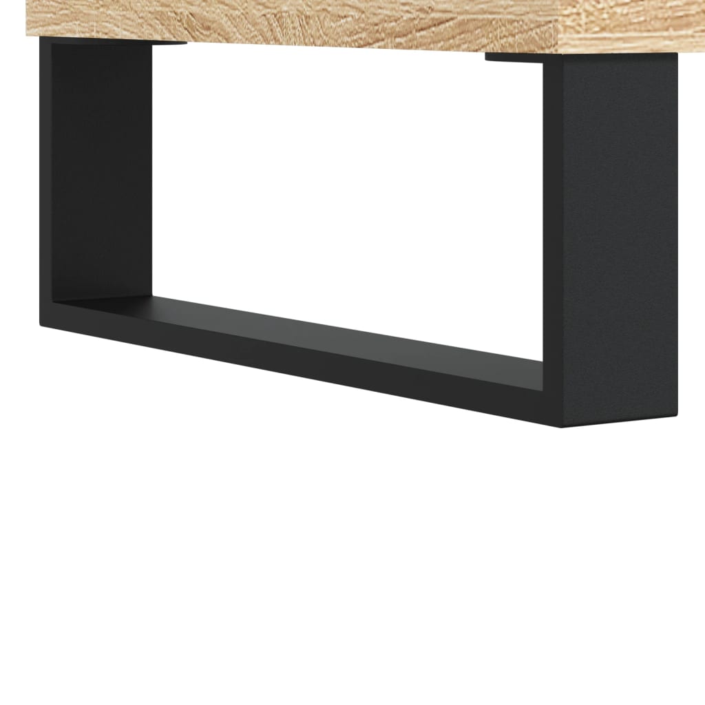Couchtisch 60x50x36,5 cm verarbeitetes Holz Sonoma Eiche Farbe