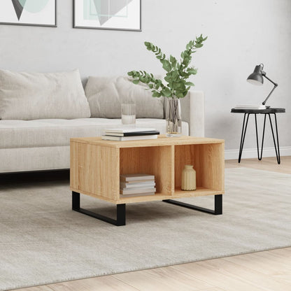 Couchtisch 60x50x36,5 cm verarbeitetes Holz Sonoma Eiche Farbe