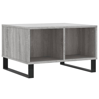Couchtisch 60x50x36,5 cm verarbeitetes Holz grau