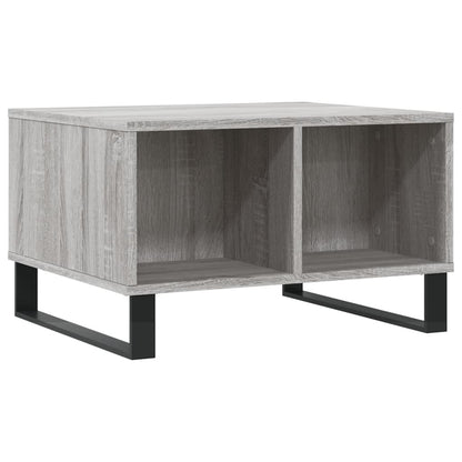 Couchtisch 60x50x36,5 cm verarbeitetes Holz grau