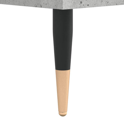 Couchtisch 90x50x36,5 cm verarbeitetes Holz Betongrau