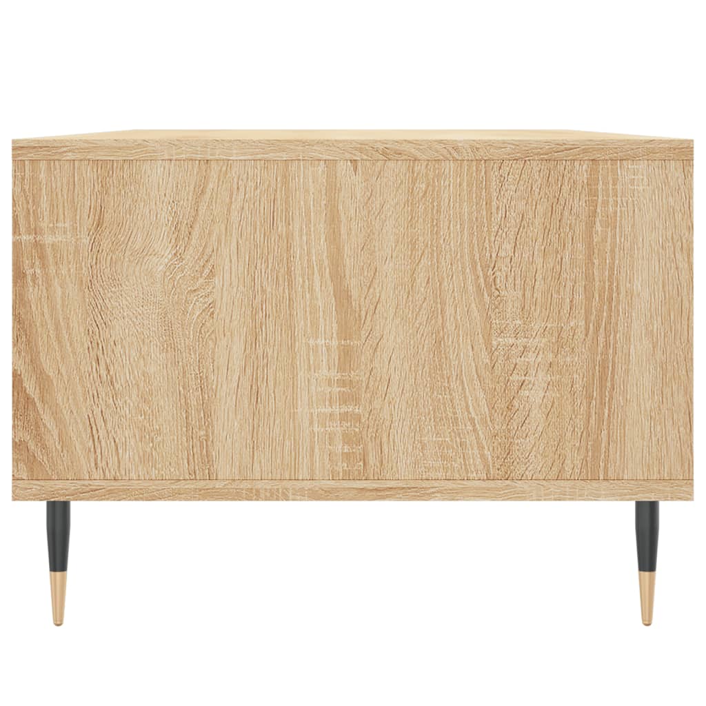 Couchtisch 90x50x36,5 cm verarbeitetes Holz Sonoma Eiche Farbe